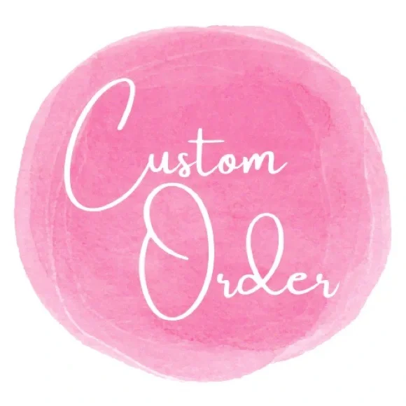 Custom Pink Order Sign - Picture 1 of 1